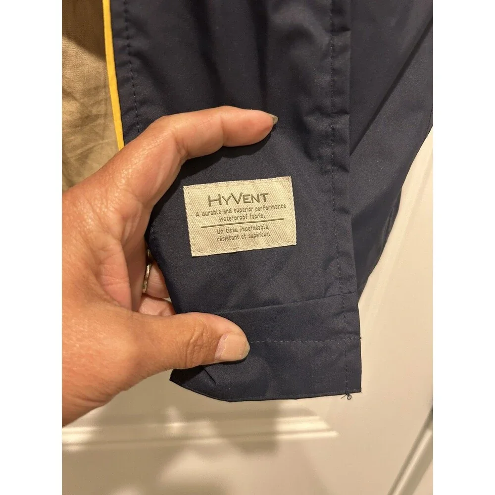 Timberland Women HyVent Waterproof 2 in 1 Trench Coat Blue Small Quilted Liner